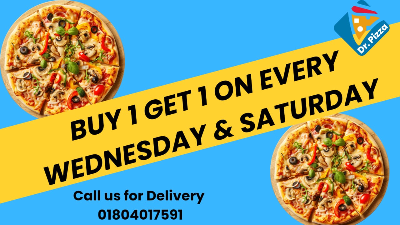Buy 1 Get 1 every Wednesday & Saturday