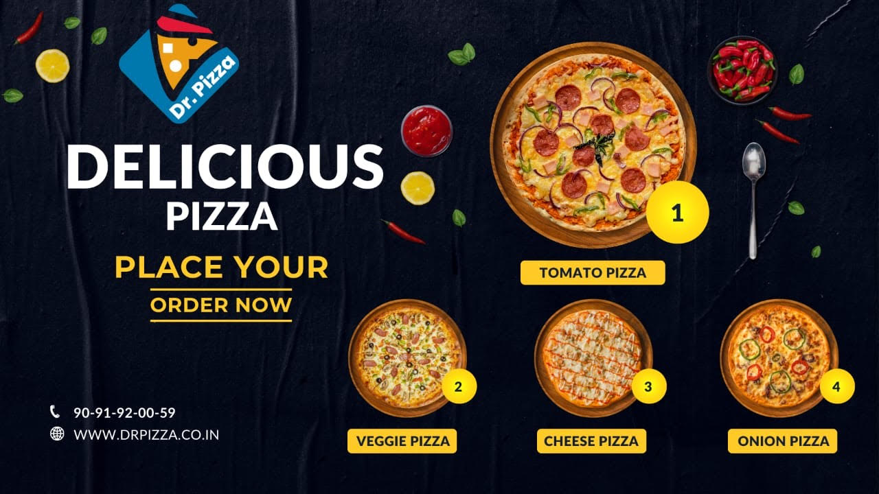Delicious Pizza — Place your order now